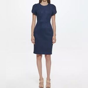 Calvin Klein Midnight Blue Midi Dress